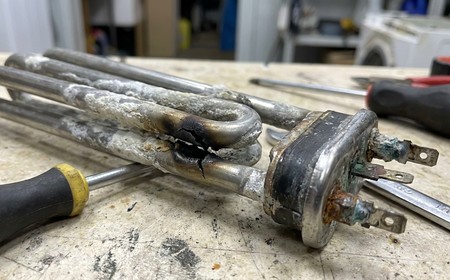 Стиральная машина бьет током, пробой ТЭНа