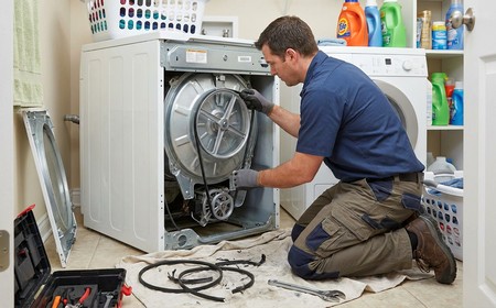 Установка ремня стиральной машины